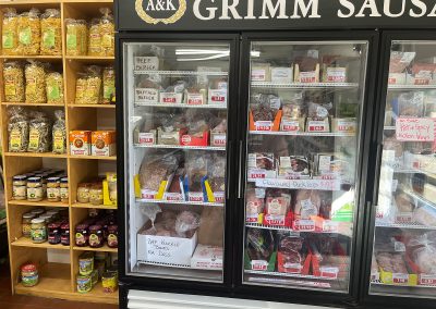 Grimm Sausage pasta frozen items