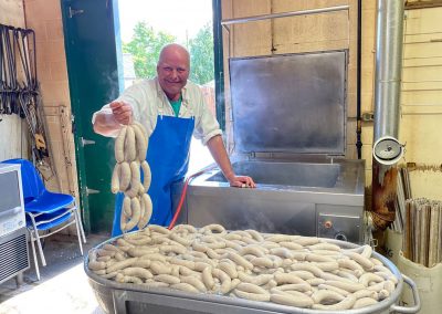 Grimm Sausage Kelly with fresh sausages
