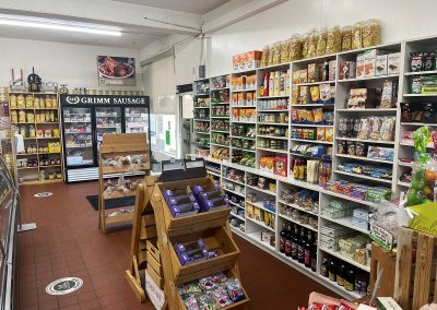 Grimm Sausage long view of store
