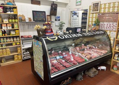 Grimm Sausage second meat cabinet