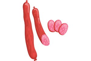 jerky and pepperoni